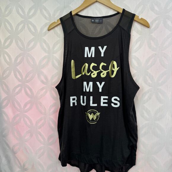 Her Universe Wonder Woman My Lasso My Rules Tank Top Size L - Picture 4 of 8